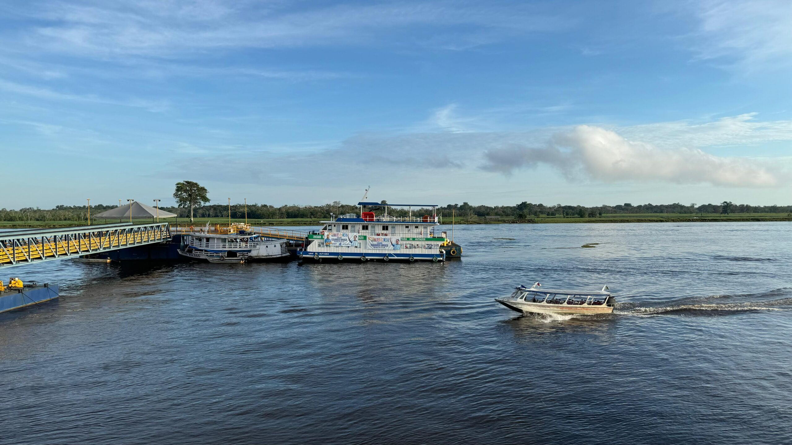 UBS fluvial é inaugurada em Autazes, interior do Amazonas. Foto: Leonardo Farias